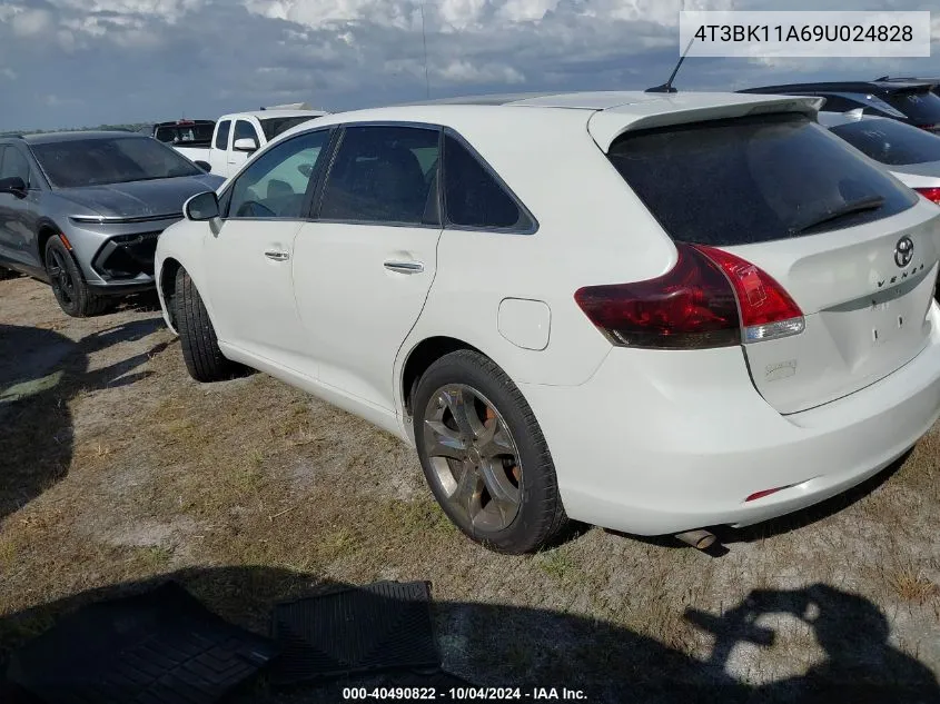 2009 Toyota Venza Base V6 VIN: 4T3BK11A69U024828 Lot: 40490822