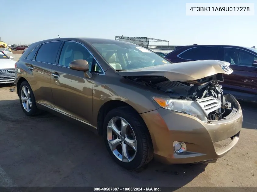 4T3BK11A69U017278 2009 Toyota Venza Base V6