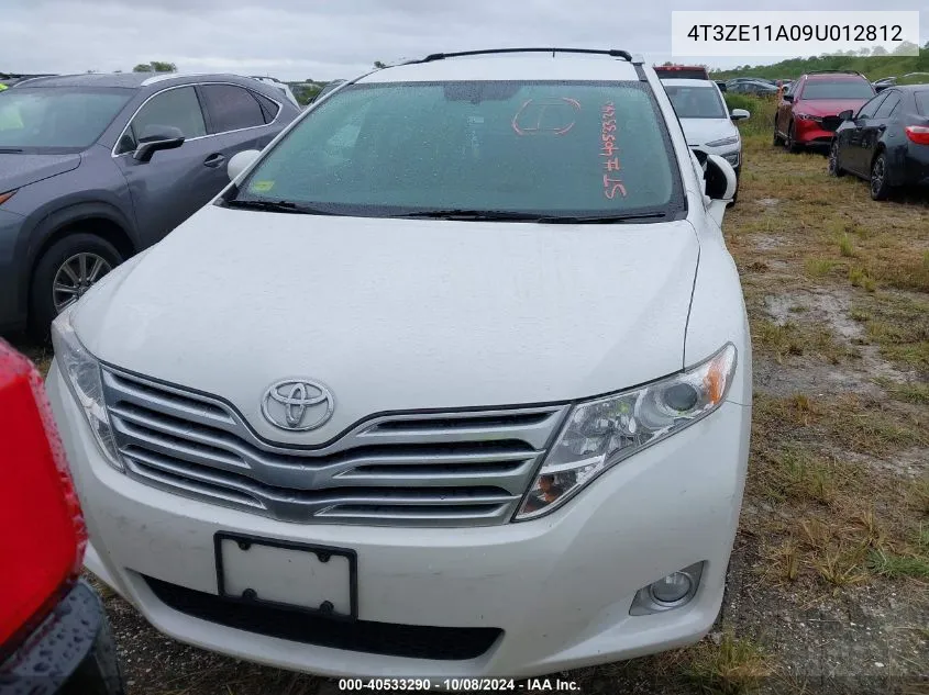 2009 Toyota Venza VIN: 4T3ZE11A09U012812 Lot: 40533290