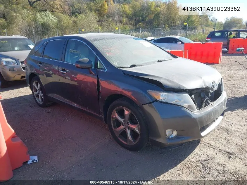 2009 Toyota Venza Base V6 VIN: 4T3BK11A39U023362 Lot: 40546913