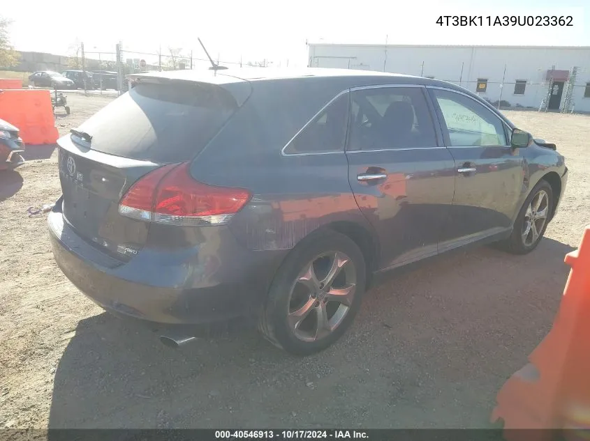 2009 Toyota Venza Base V6 VIN: 4T3BK11A39U023362 Lot: 40546913