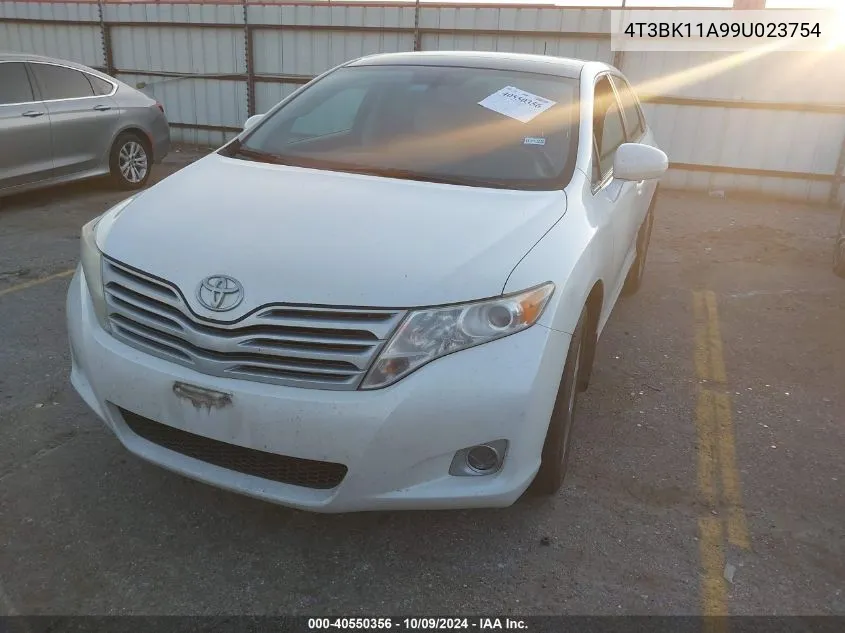 2009 Toyota Venza Base V6 VIN: 4T3BK11A99U023754 Lot: 40550356