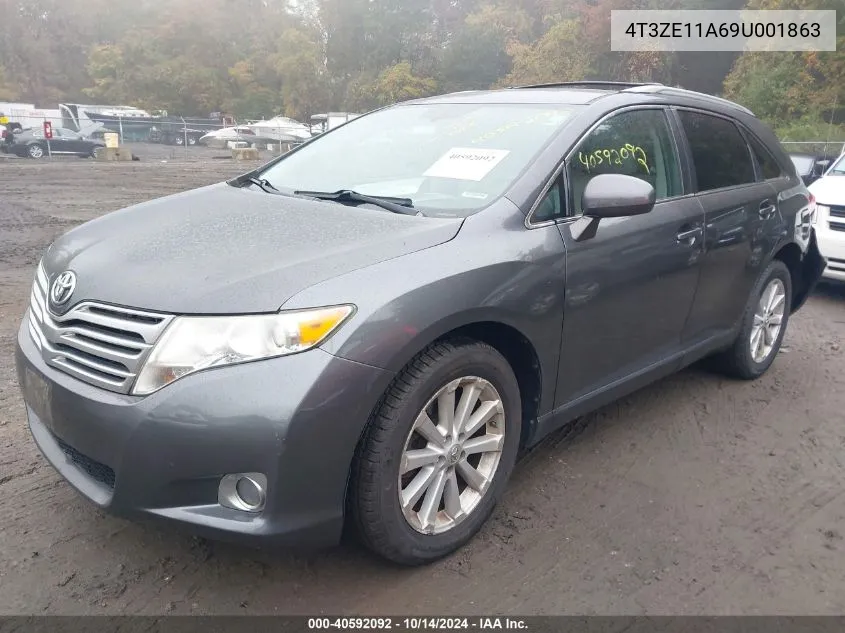 2009 Toyota Venza VIN: 4T3ZE11A69U001863 Lot: 40592092