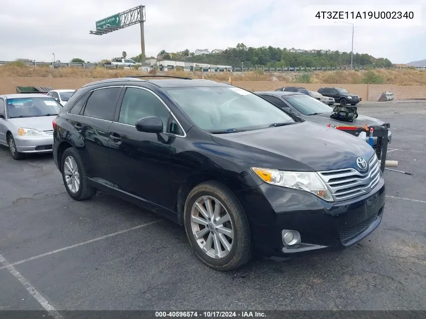 2009 Toyota Venza VIN: 4T3ZE11A19U002340 Lot: 40596574