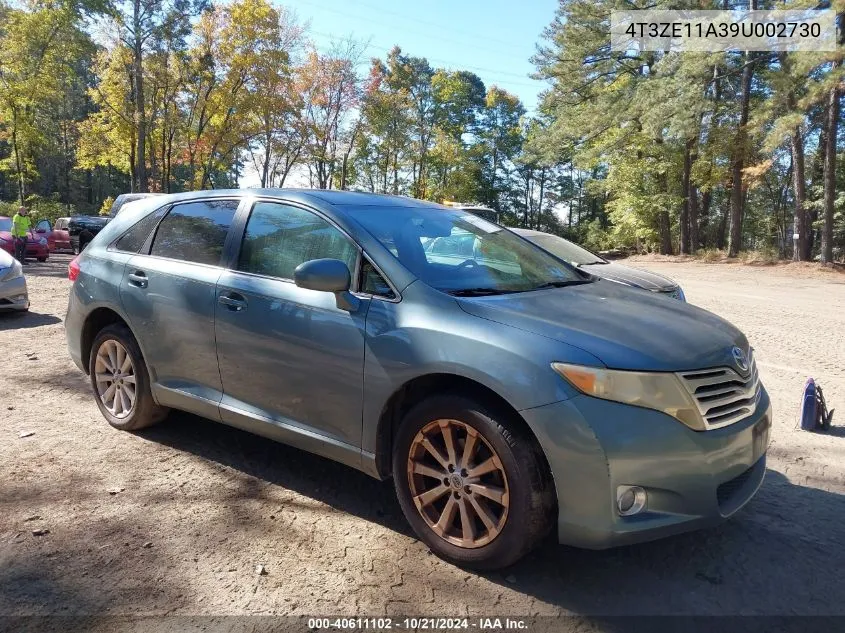 2009 Toyota Venza VIN: 4T3ZE11A39U002730 Lot: 40611102