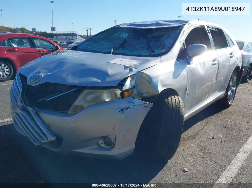 2009 Toyota Venza Base V6 VIN: 4T3ZK11A89U018947 Lot: 40628807