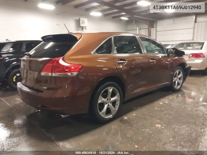 2009 Toyota Venza VIN: 4T3BK11A69U012940 Lot: 40634518