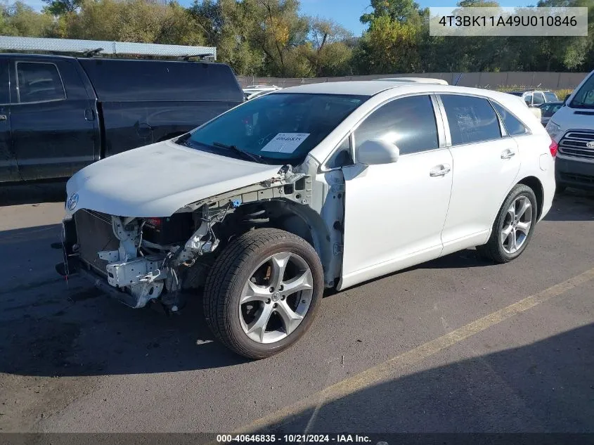 2009 Toyota Venza VIN: 4T3BK11A49U010846 Lot: 40646835