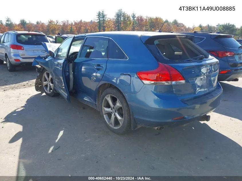 2009 Toyota Venza Base V6 VIN: 4T3BK11A49U008885 Lot: 40652440