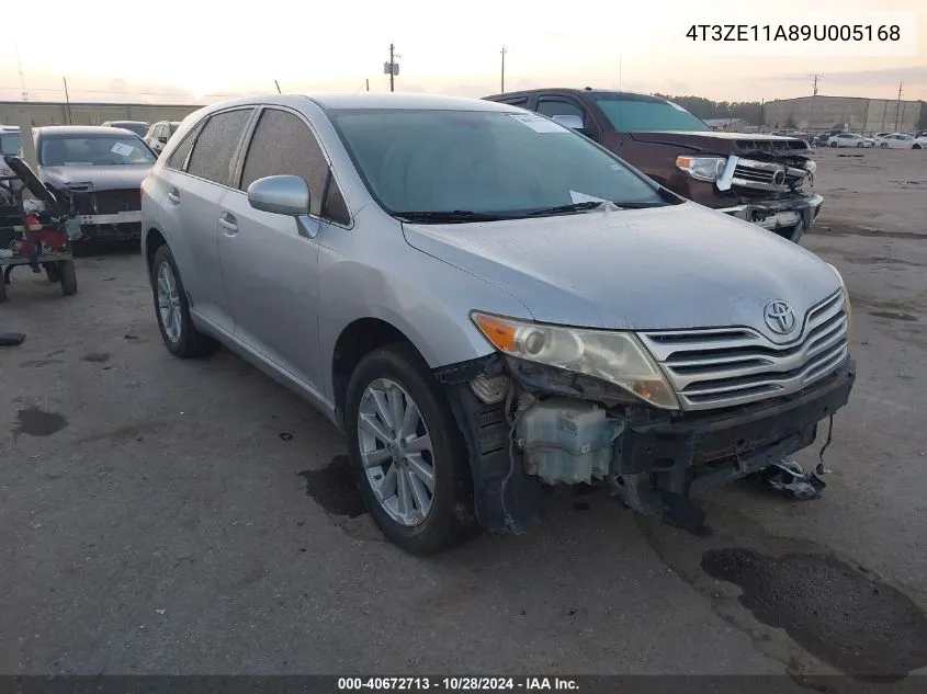 2009 Toyota Venza VIN: 4T3ZE11A89U005168 Lot: 40672713