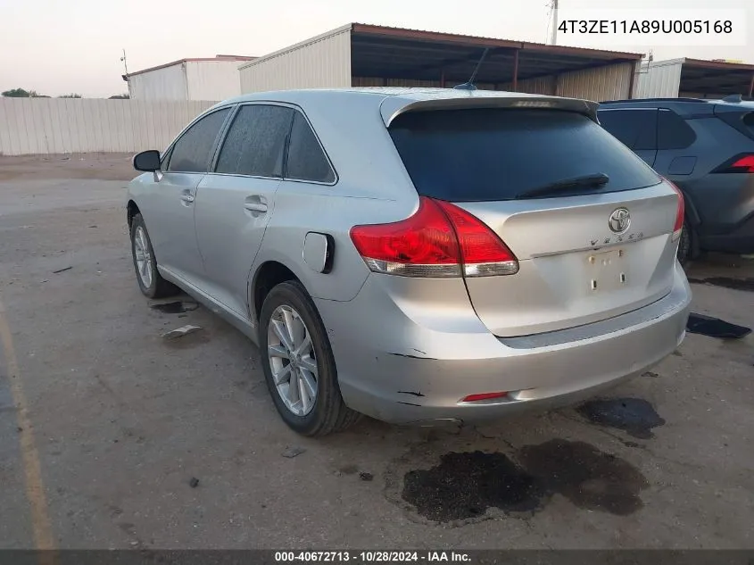 2009 Toyota Venza VIN: 4T3ZE11A89U005168 Lot: 40672713