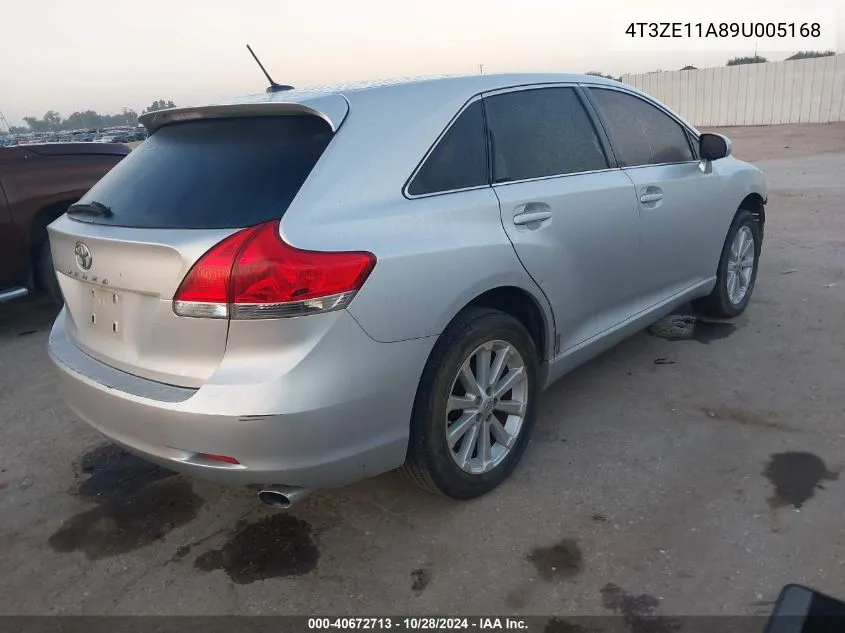 4T3ZE11A89U005168 2009 Toyota Venza