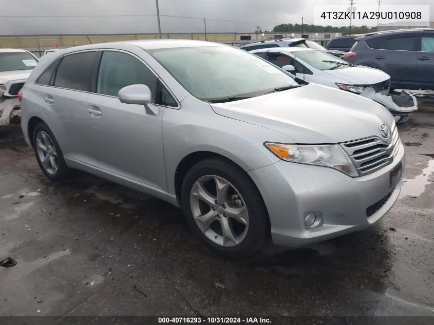 2009 Toyota Venza Base V6 VIN: 4T3ZK11A29U010908 Lot: 40716293