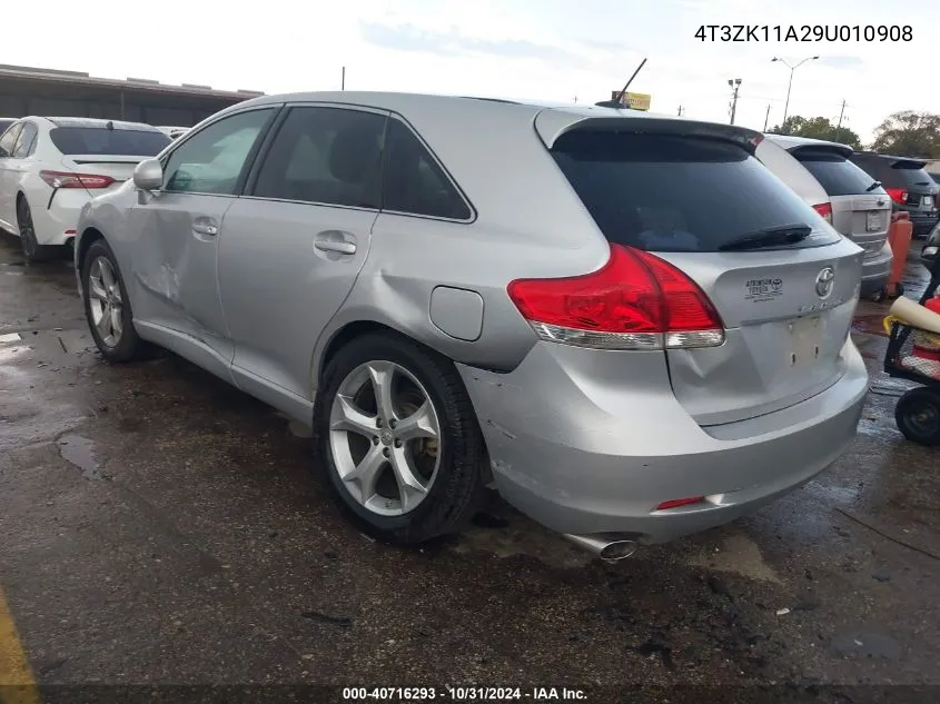 2009 Toyota Venza Base V6 VIN: 4T3ZK11A29U010908 Lot: 40716293