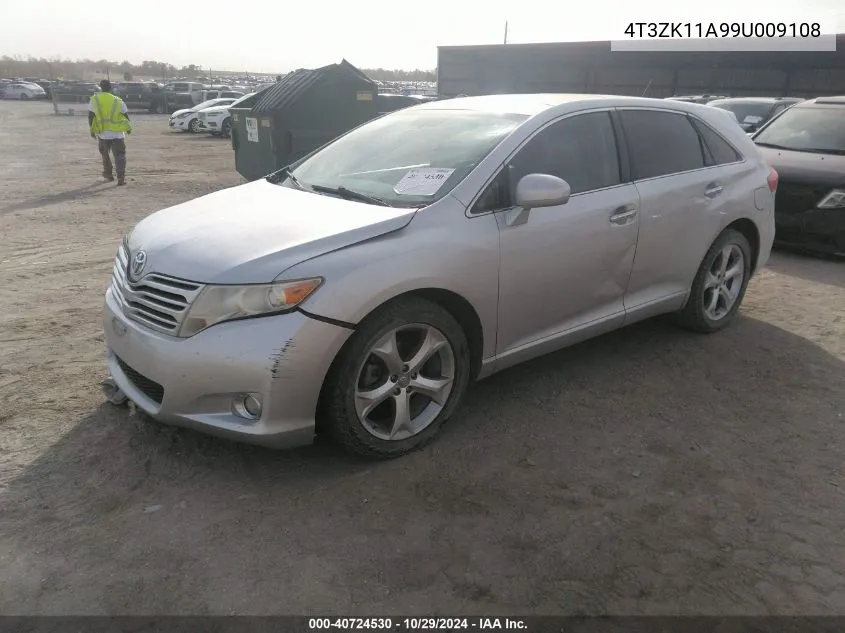 2009 Toyota Venza Base V6 VIN: 4T3ZK11A99U009108 Lot: 40724530