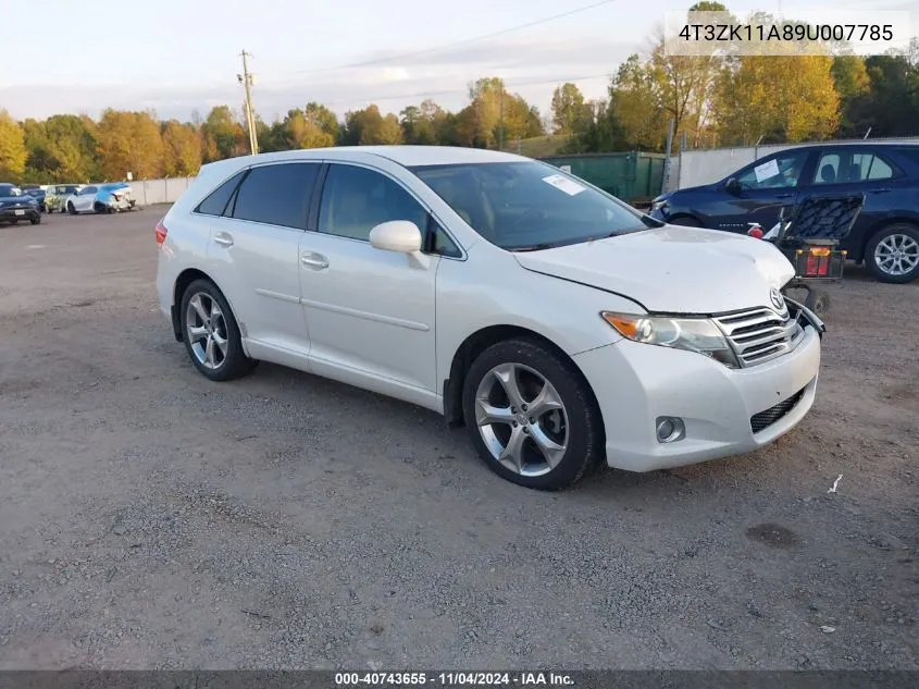 4T3ZK11A89U007785 2009 Toyota Venza Base V6