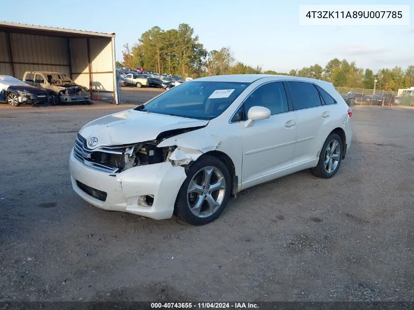 2009 Toyota Venza Base V6 VIN: 4T3ZK11A89U007785 Lot: 40743655