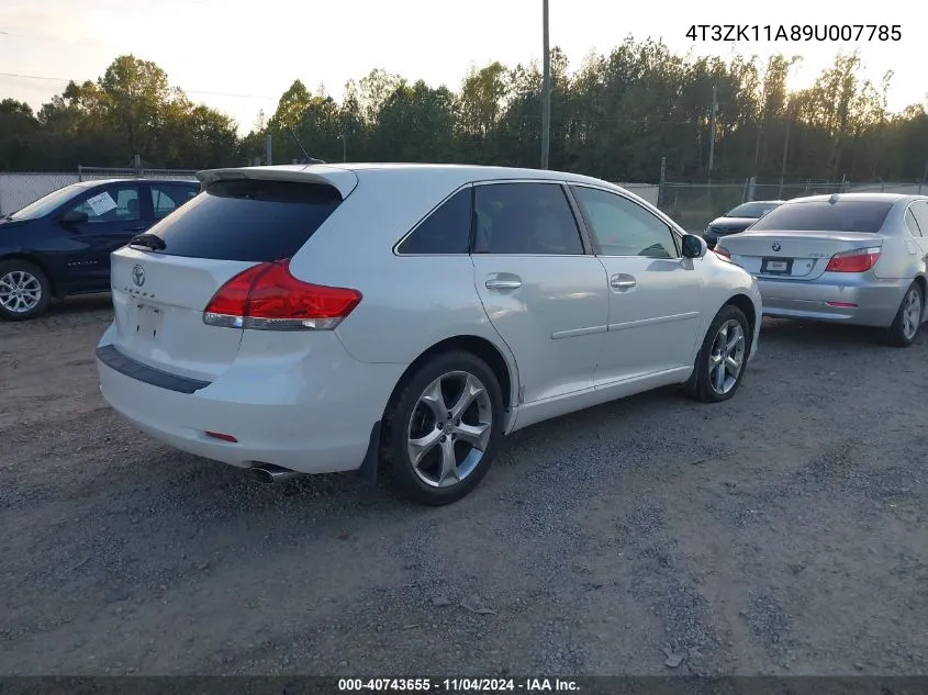 2009 Toyota Venza Base V6 VIN: 4T3ZK11A89U007785 Lot: 40743655