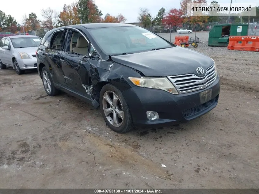 2009 Toyota Venza VIN: 4T3BK11A69U008340 Lot: 40753138