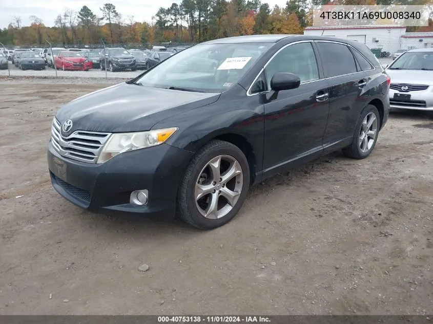 2009 Toyota Venza VIN: 4T3BK11A69U008340 Lot: 40753138