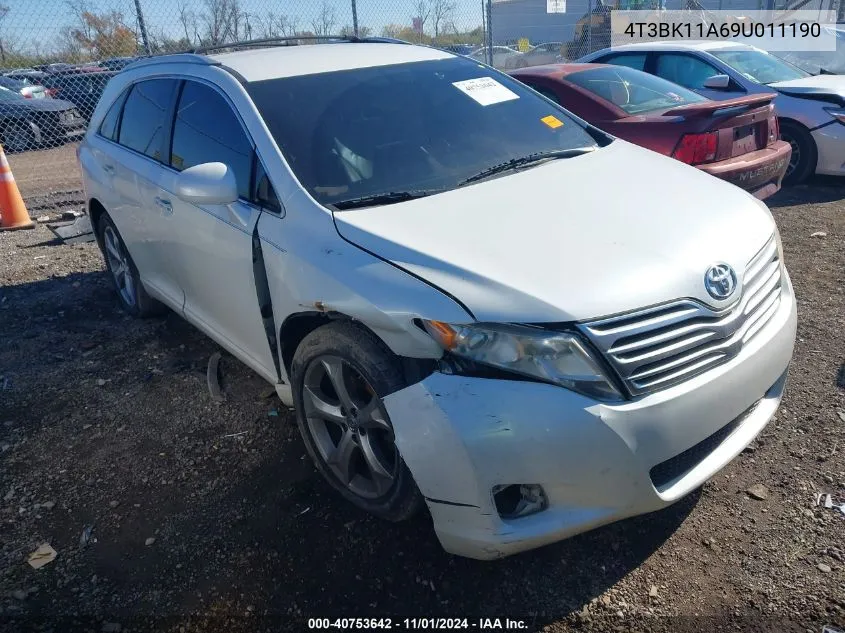 2009 Toyota Venza Base V6 VIN: 4T3BK11A69U011190 Lot: 40753642