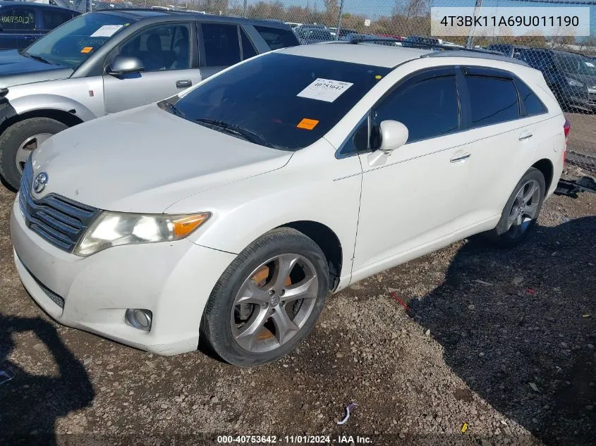 4T3BK11A69U011190 2009 Toyota Venza Base V6