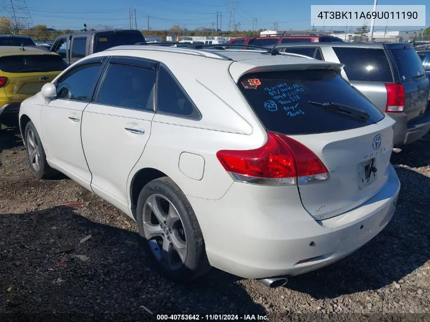 4T3BK11A69U011190 2009 Toyota Venza Base V6