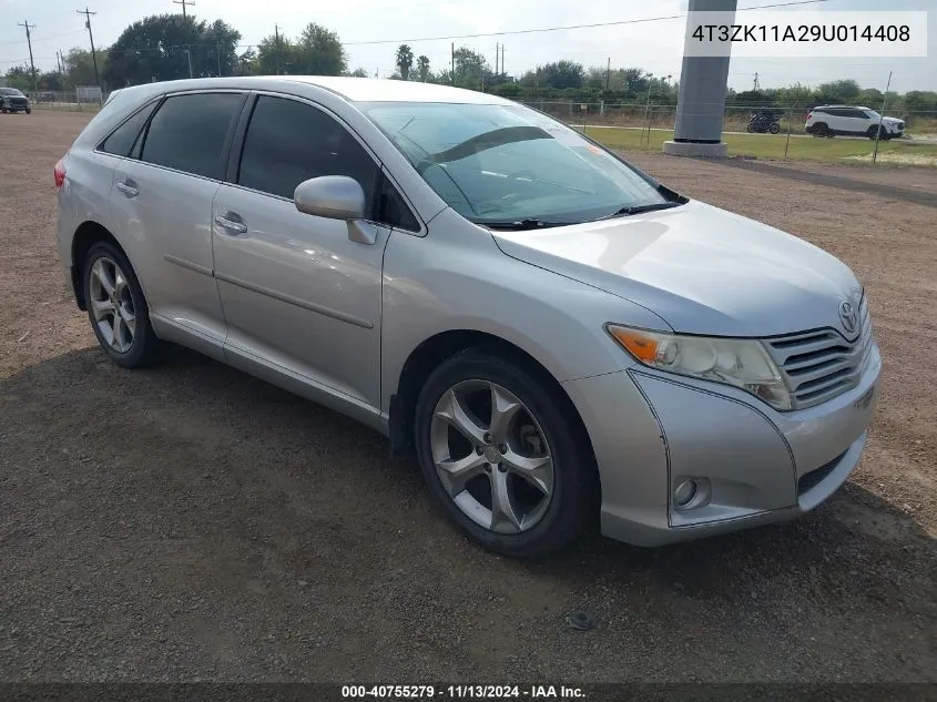 2009 Toyota Venza Base V6 VIN: 4T3ZK11A29U014408 Lot: 40755279