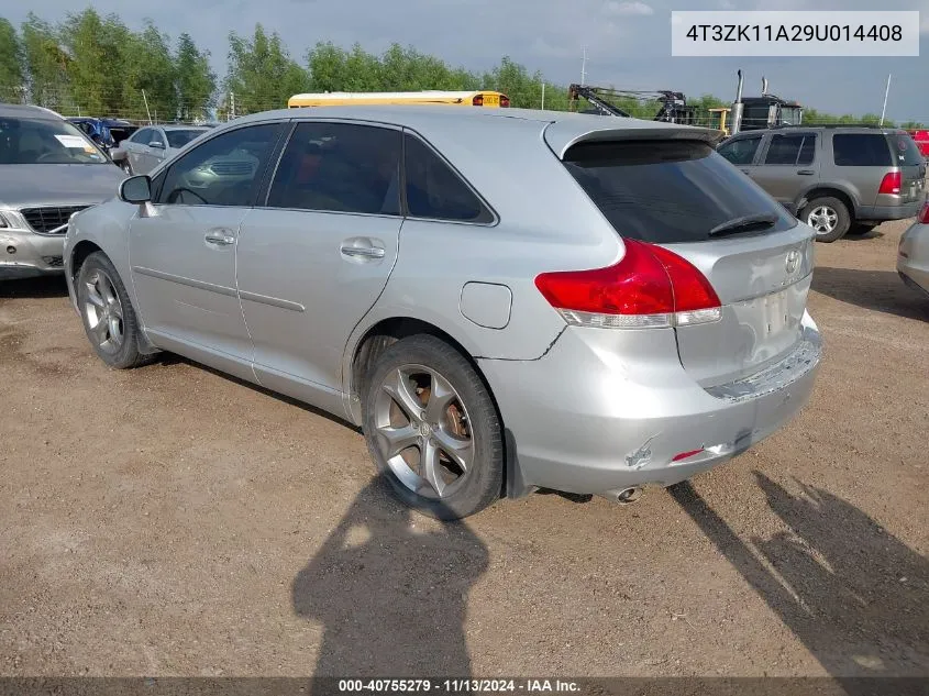 2009 Toyota Venza Base V6 VIN: 4T3ZK11A29U014408 Lot: 40755279