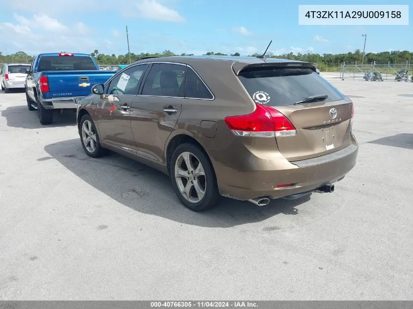 2009 Toyota Venza VIN: 4T3ZK11A29U009158 Lot: 40766305