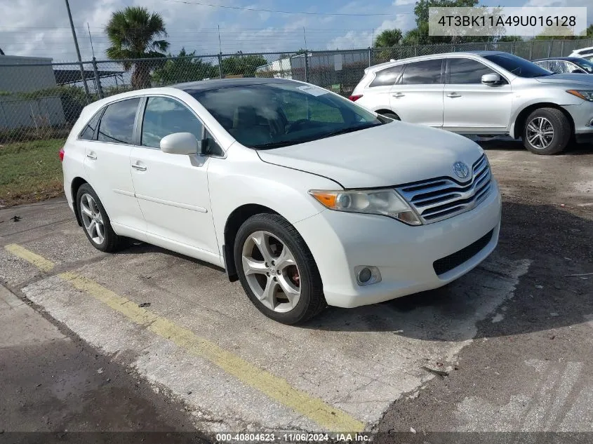 2009 Toyota Venza VIN: 4T3BK11A49U016128 Lot: 40804623