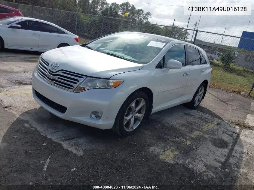 2009 Toyota Venza VIN: 4T3BK11A49U016128 Lot: 40804623