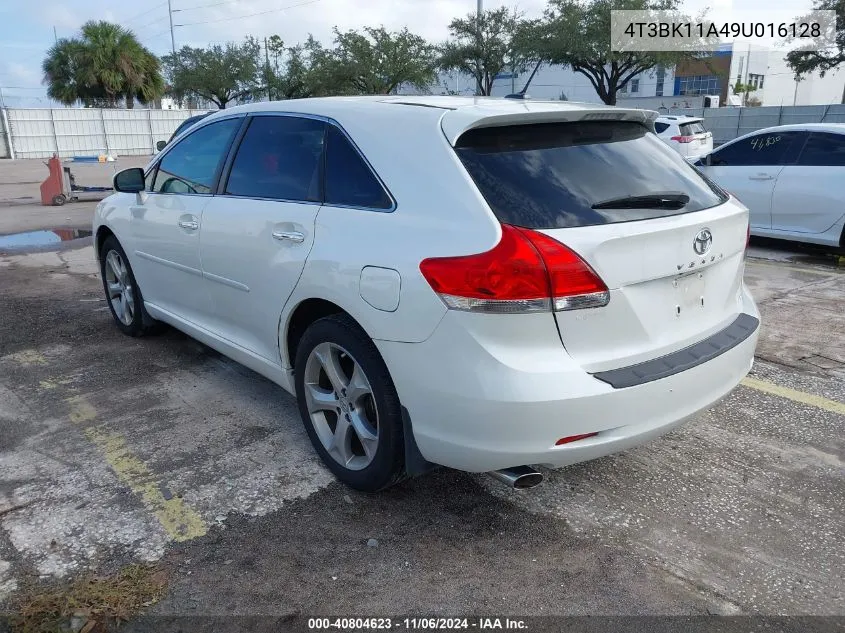 2009 Toyota Venza VIN: 4T3BK11A49U016128 Lot: 40804623