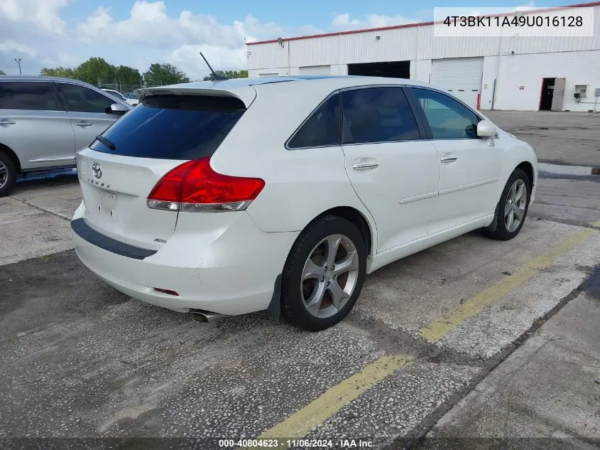 2009 Toyota Venza VIN: 4T3BK11A49U016128 Lot: 40804623