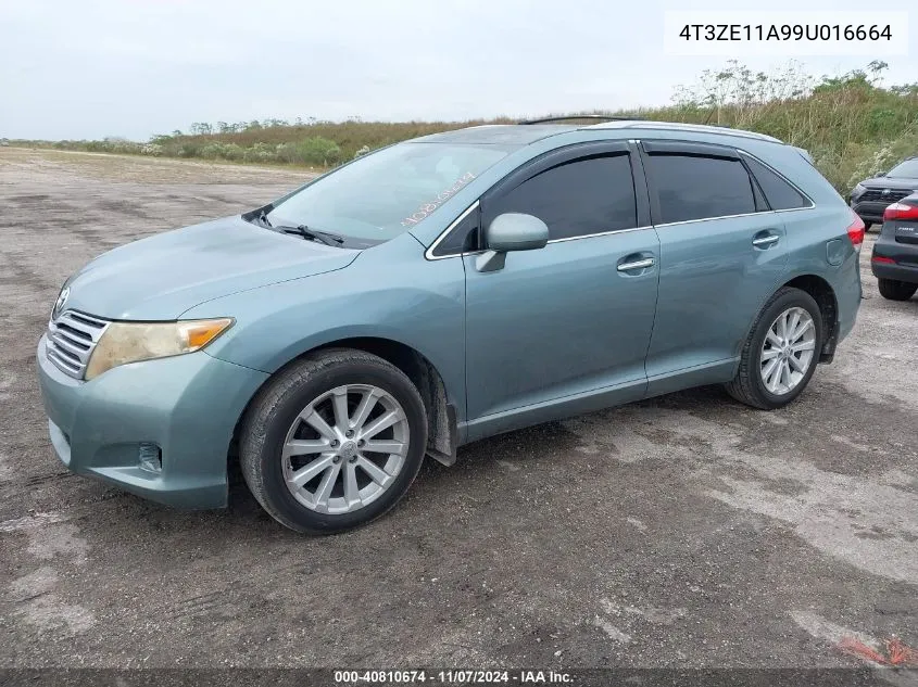 2009 Toyota Venza VIN: 4T3ZE11A99U016664 Lot: 40810674