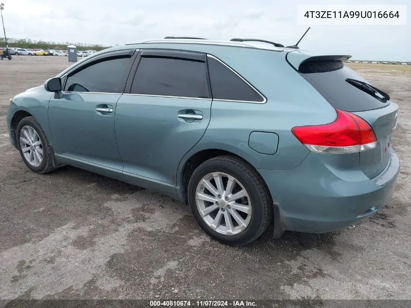 2009 Toyota Venza VIN: 4T3ZE11A99U016664 Lot: 40810674