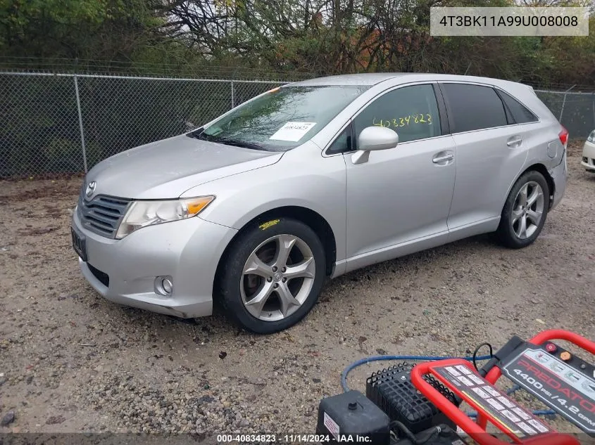 4T3BK11A99U008008 2009 Toyota Venza Base V6