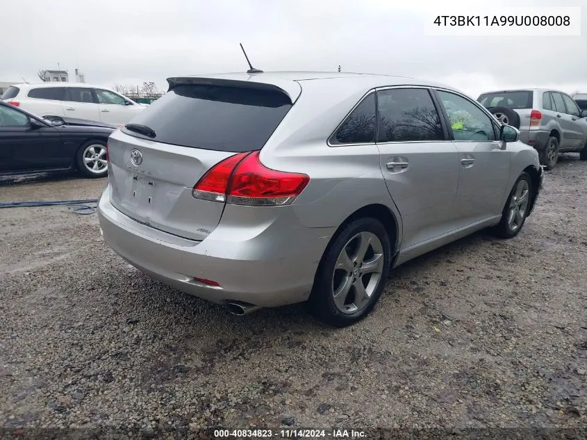 4T3BK11A99U008008 2009 Toyota Venza Base V6