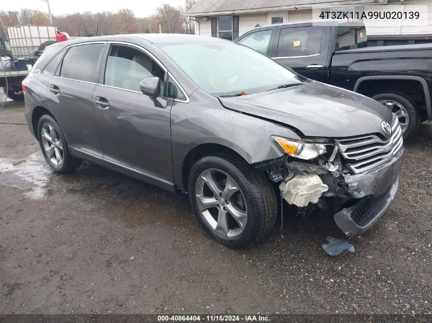 2009 Toyota Venza Base V6 VIN: 4T3ZK11A99U020139 Lot: 40864404