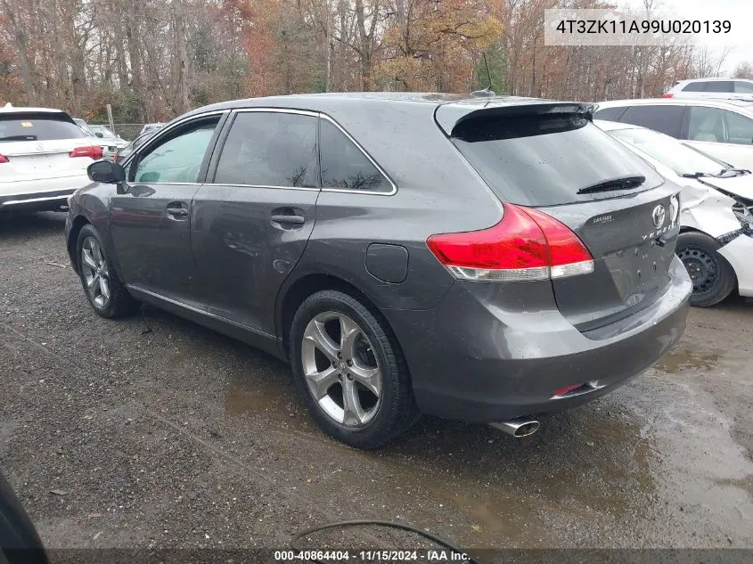 2009 Toyota Venza Base V6 VIN: 4T3ZK11A99U020139 Lot: 40864404