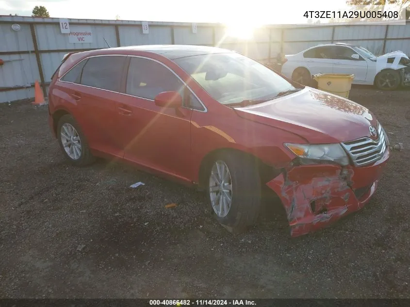 2009 Toyota Venza VIN: 4T3ZE11A29U005408 Lot: 40866482