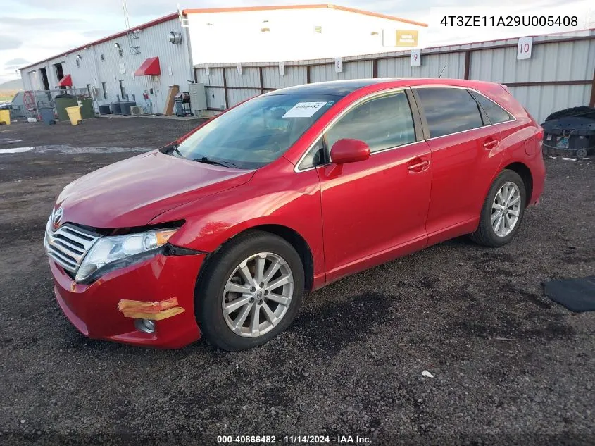 2009 Toyota Venza VIN: 4T3ZE11A29U005408 Lot: 40866482