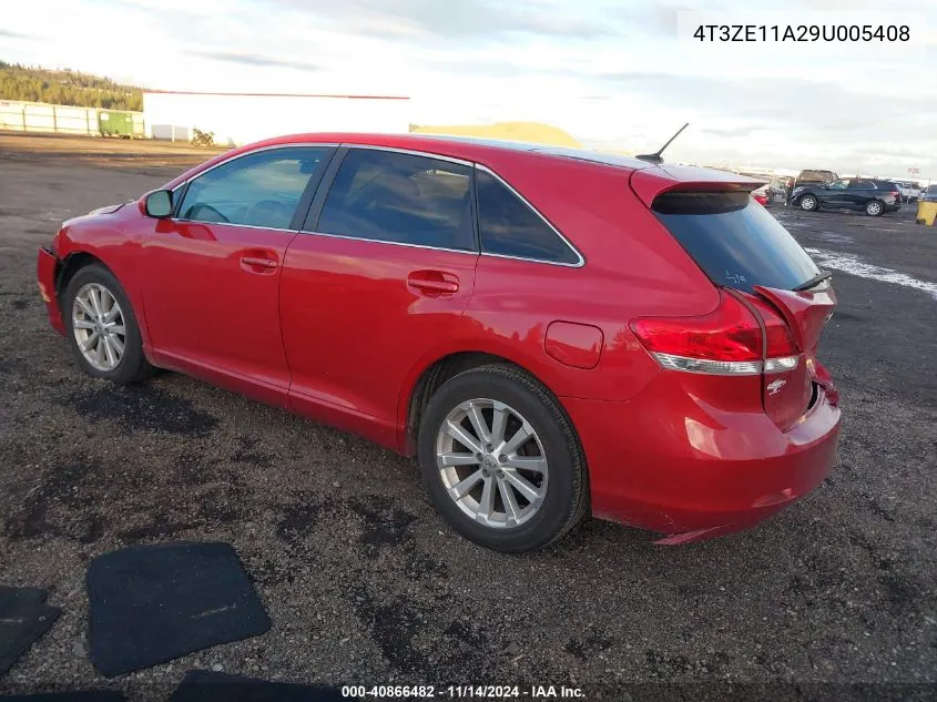 2009 Toyota Venza VIN: 4T3ZE11A29U005408 Lot: 40866482