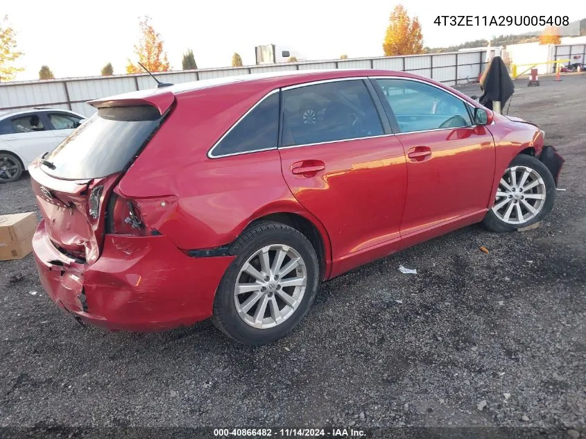 2009 Toyota Venza VIN: 4T3ZE11A29U005408 Lot: 40866482