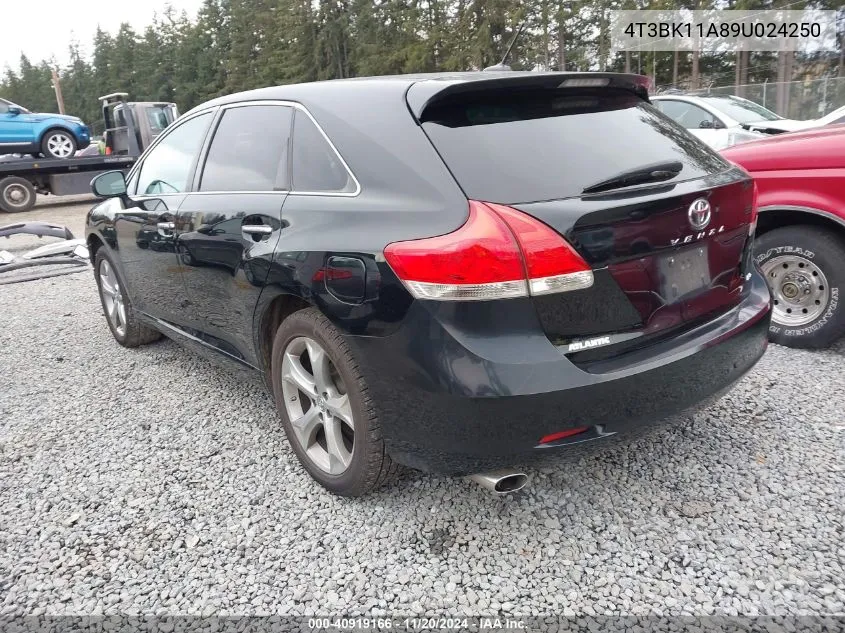 2009 Toyota Venza Base V6 VIN: 4T3BK11A89U024250 Lot: 40919166