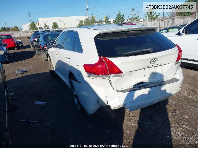 2010 Toyota Venza VIN: 4T3BK3BB2AU037745 Lot: 12084113