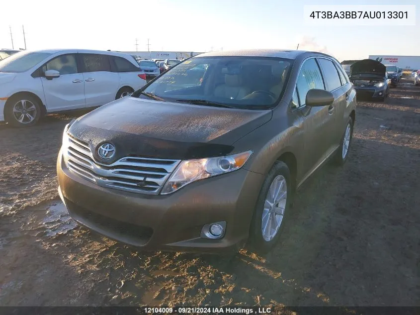 2010 Toyota Venza VIN: 4T3BA3BB7AU013301 Lot: 12104009