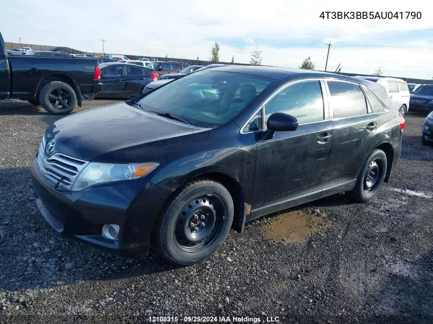 2010 Toyota Venza VIN: 4T3BK3BB5AU041790 Lot: 12108315