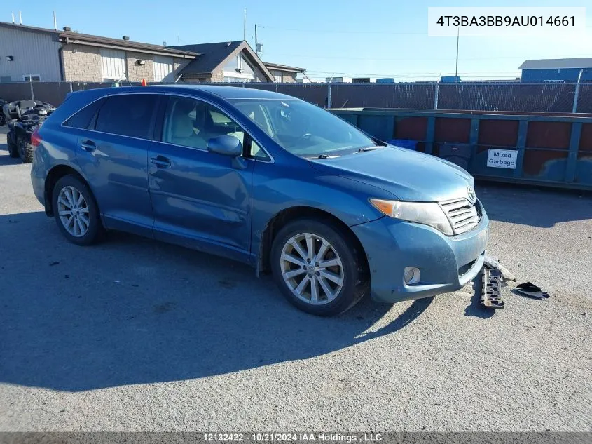 2010 Toyota Venza VIN: 4T3BA3BB9AU014661 Lot: 12132422