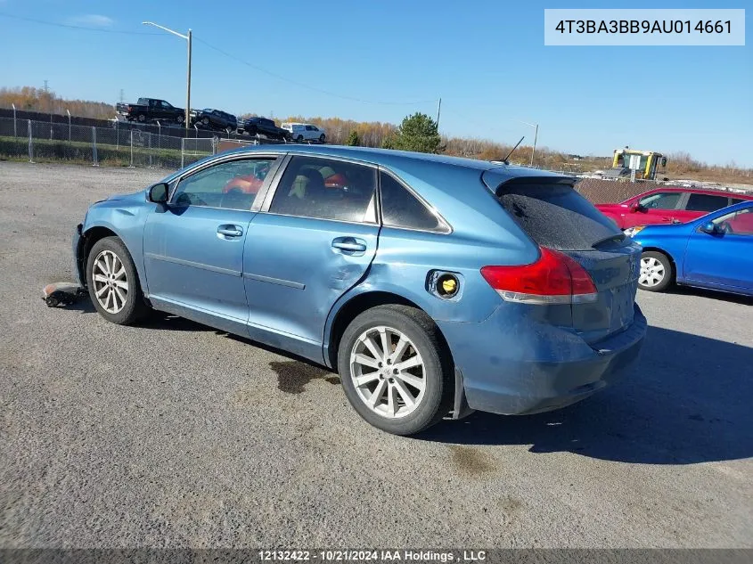 2010 Toyota Venza VIN: 4T3BA3BB9AU014661 Lot: 12132422